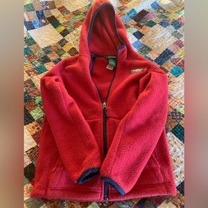 Kids L.L. Bean hooded fleece